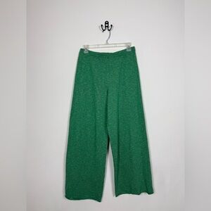 Free People free-est Green Wide Leg High Waist Lounge Pant Sz Small